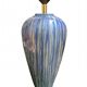 Blue ceramic table lamp base