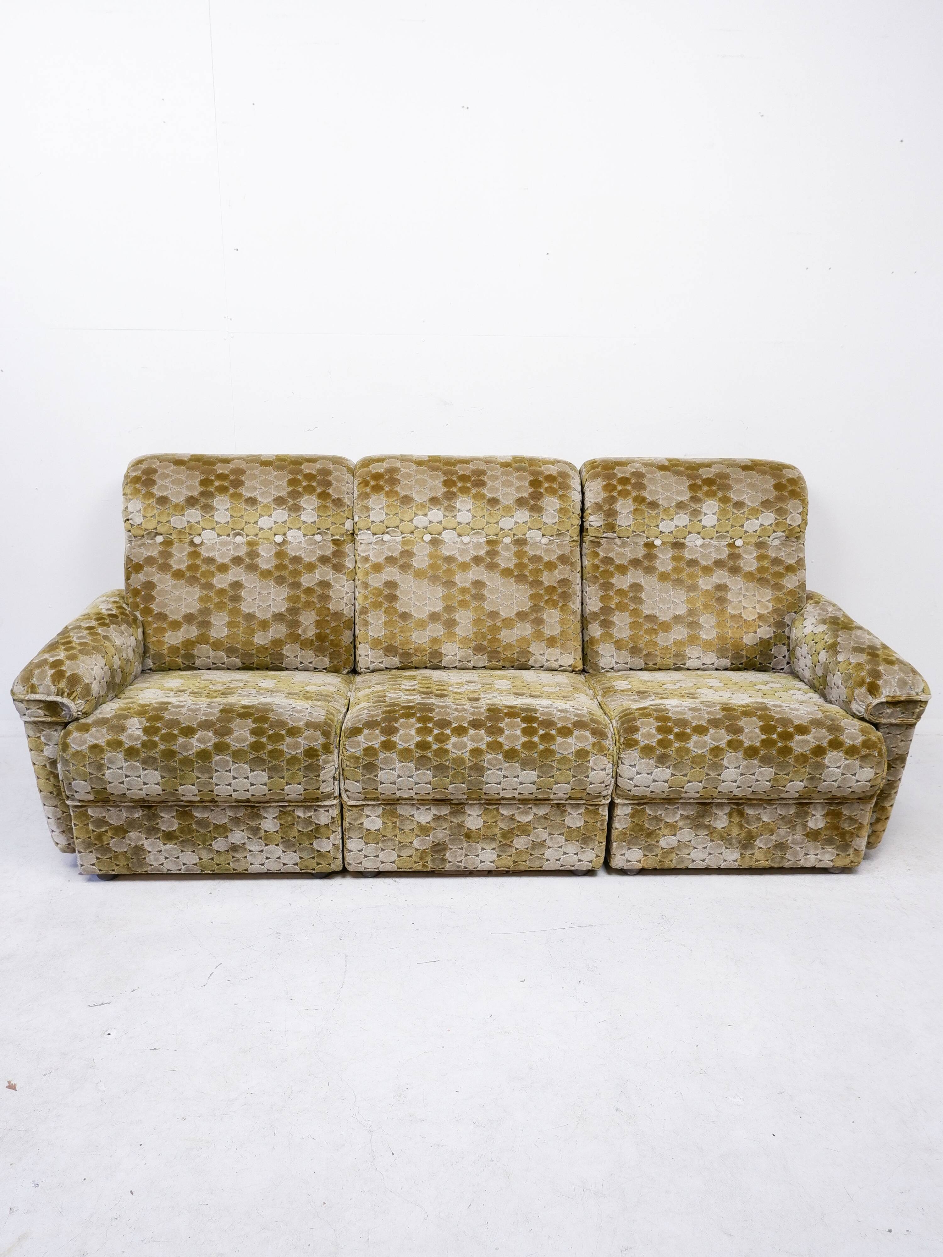 Vintage 3 seater sofa, 1970s