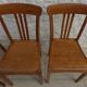 4 chaises bistrot en bois de marque stella