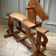Old wooden rocking horse