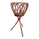 Rattan plant holder