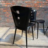 Suite de 4 chaises années 60