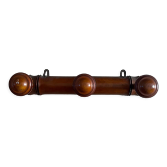 Coat rack hook wood