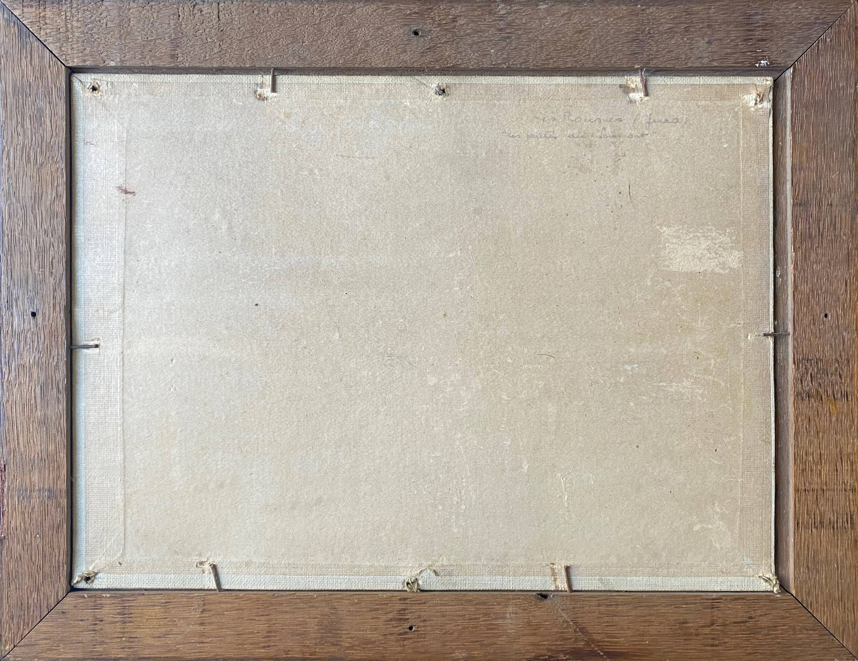 Painting "Snow landscape" by Veilhan Les Rousses (Jura)