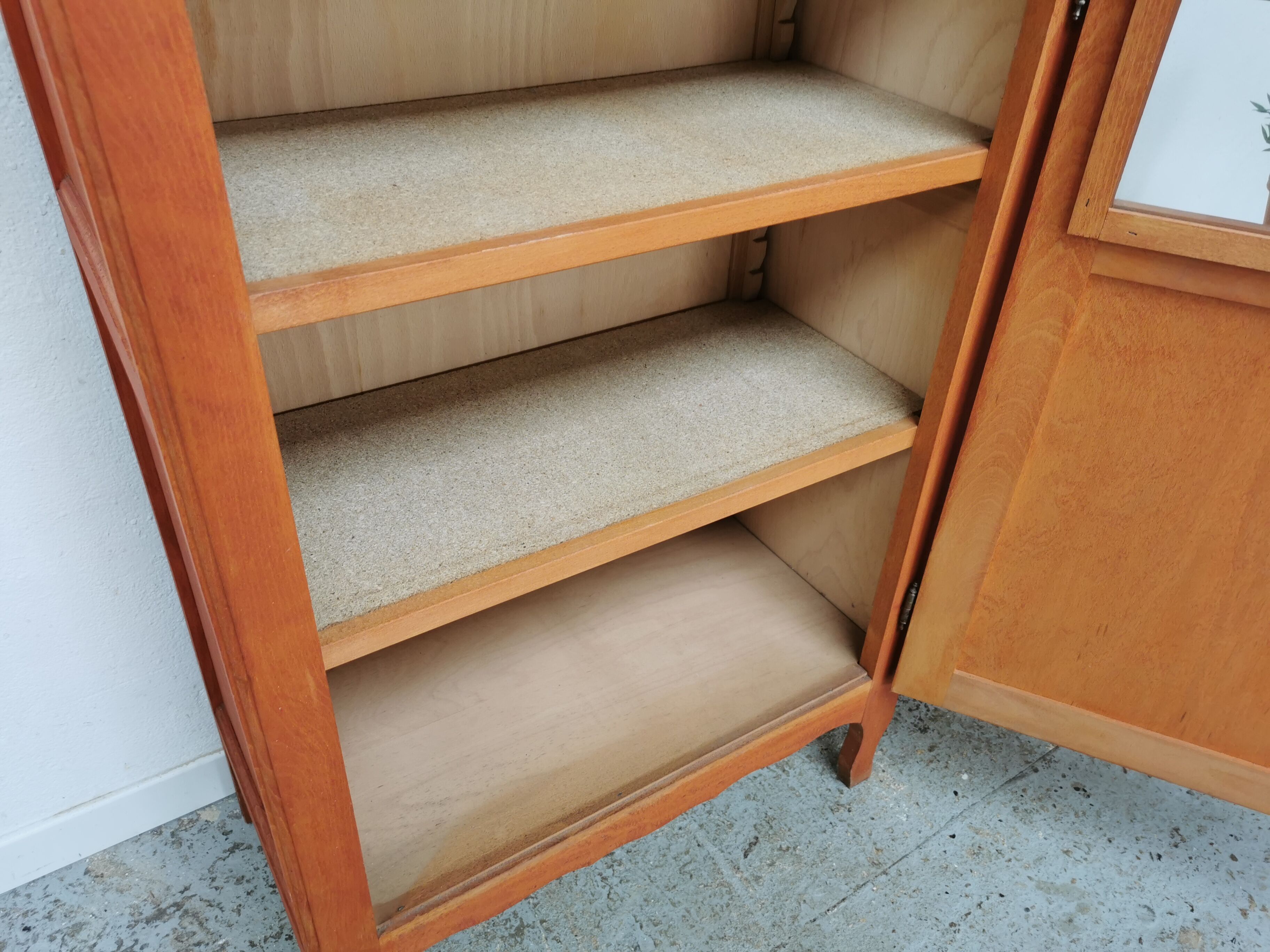 Vintage glazed Parisian wardrobe