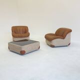 Caprice Armchairs and Coffee Table by Henning Korch for Swan