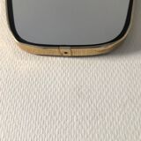 Miroir rétroviseur hexagonal 49x33cm vintage 1960