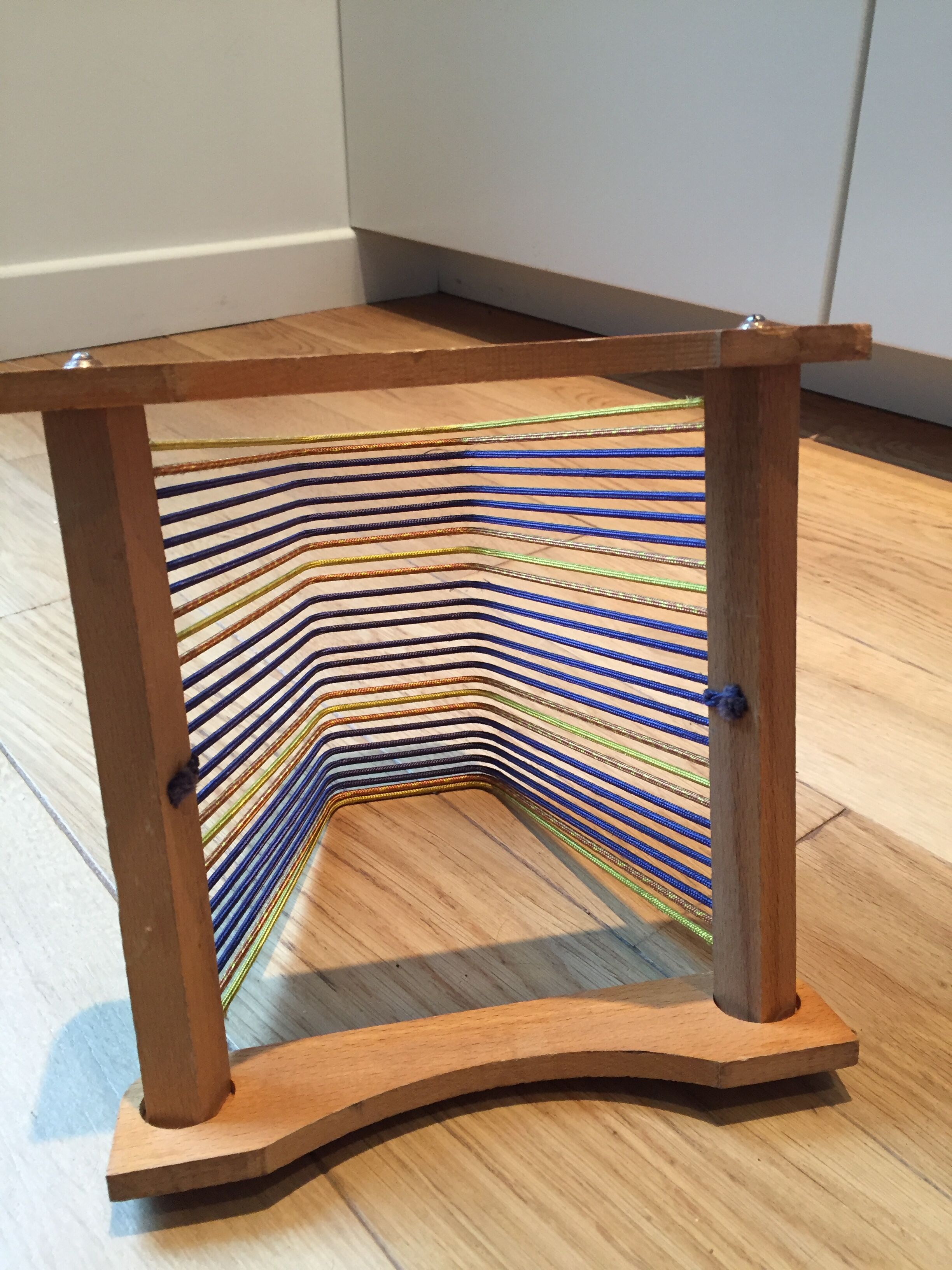 Door wood 60 - 70s vintage vinyl