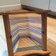 Door wood 60 - 70s vintage vinyl