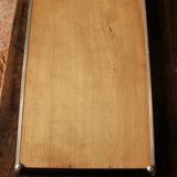 Vintage mirror top rectangle wood metal