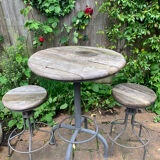 Table and stools