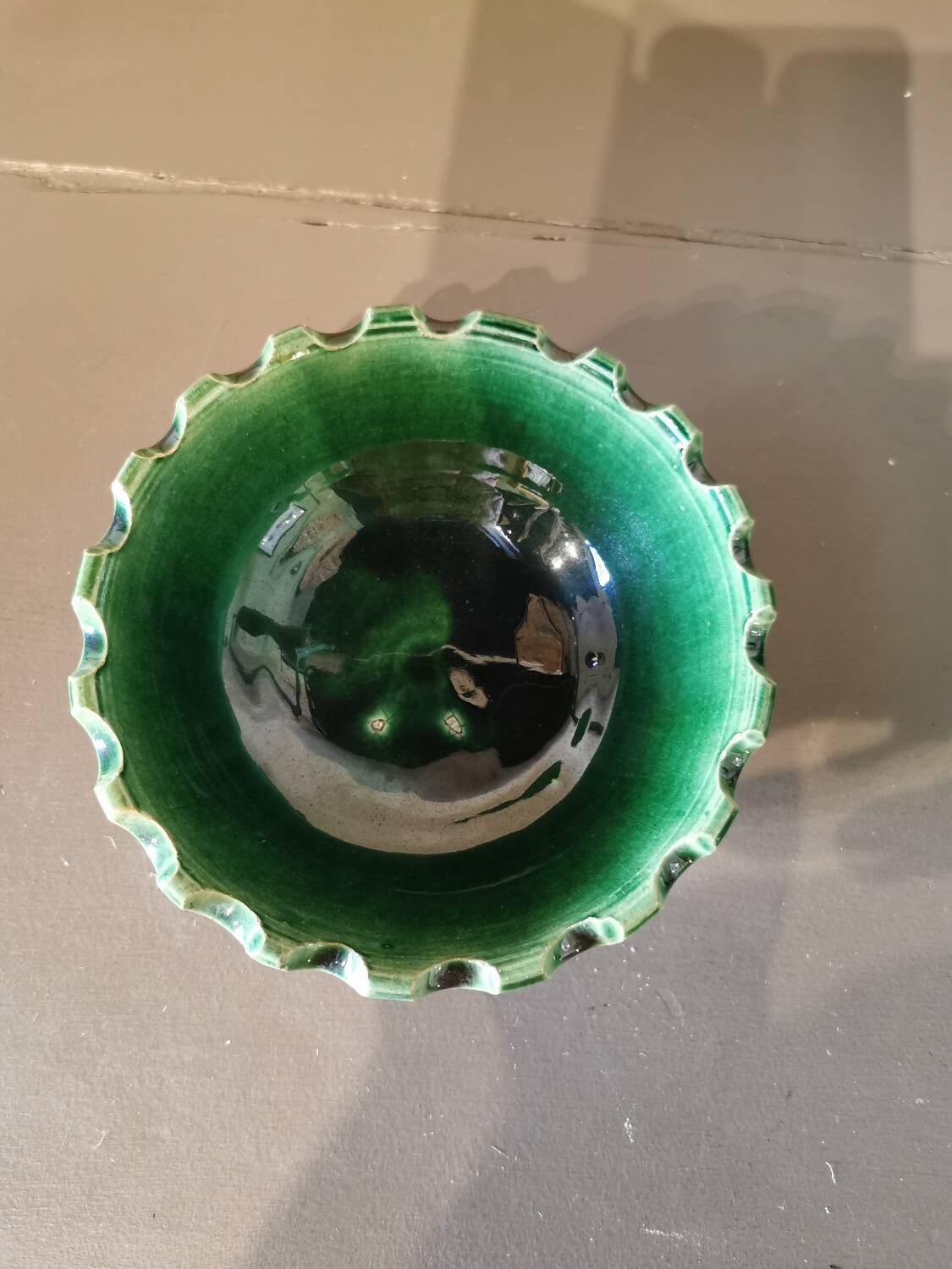 Set of 3 green salad bowls Morocco