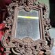 Richly chiselled bronze table mirror – neo-Renaissance style, 19th century
