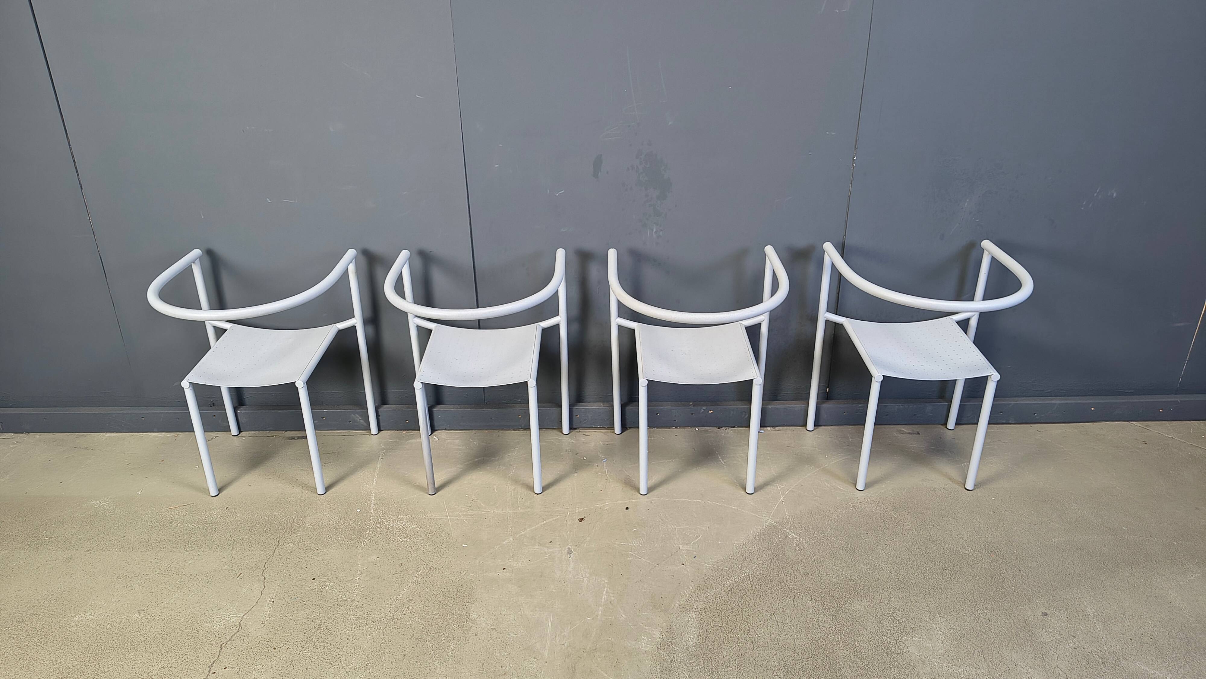Vintage Von Vogelsang chairs by Starck for Driade, 1980s