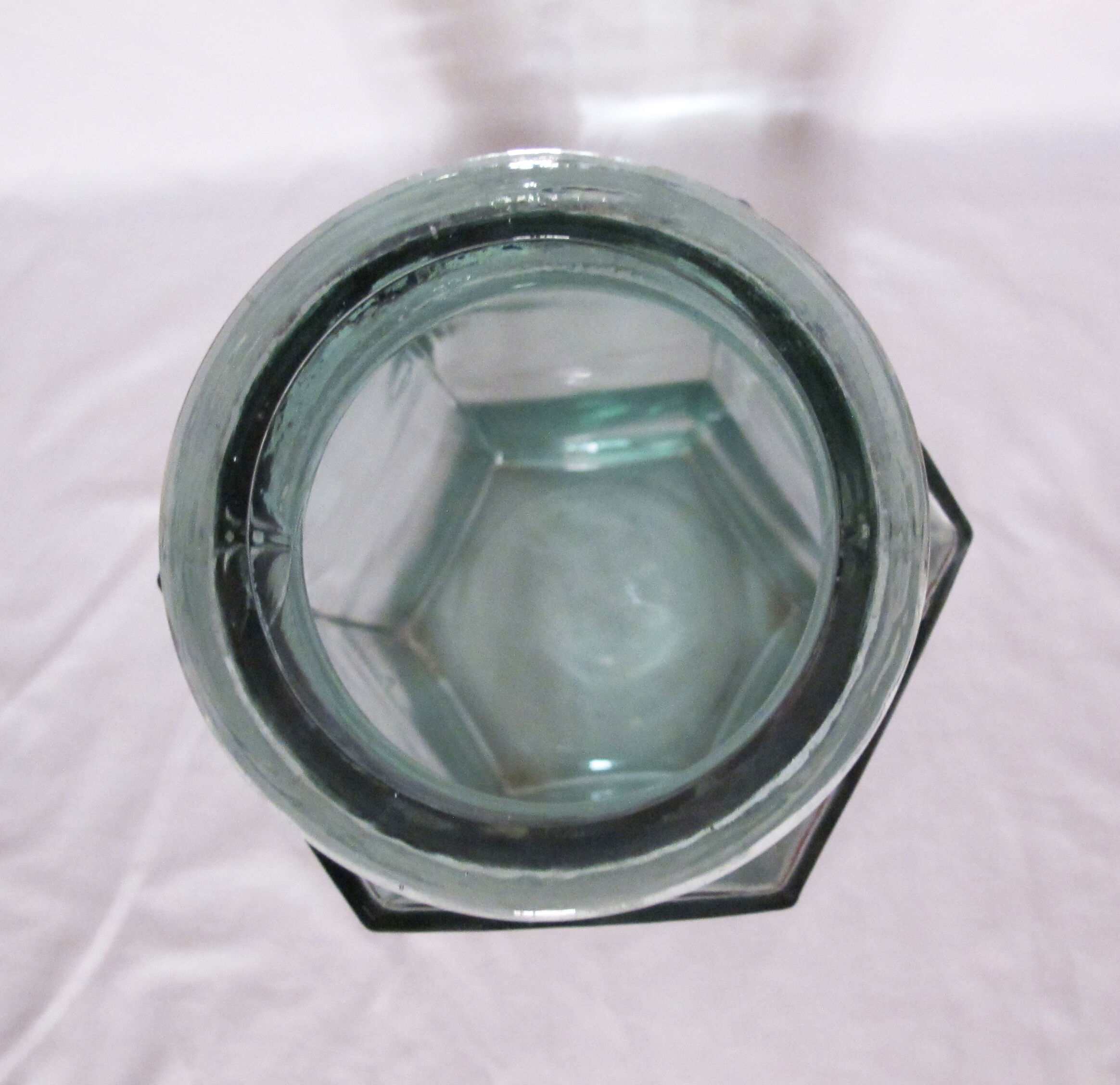 Large glass vase