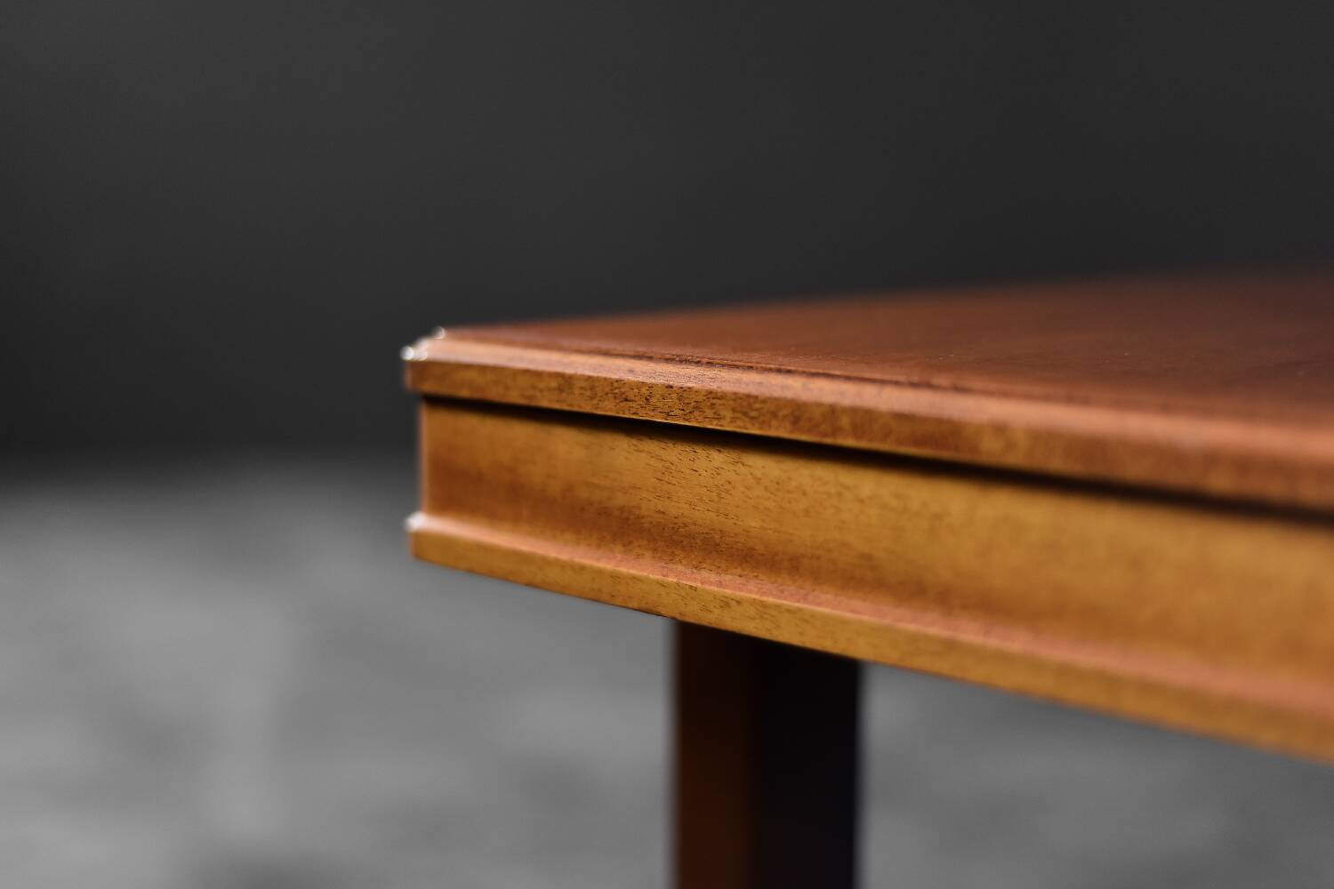 Vintage Mid-Century Scandinavian Modern Mahogany Coffee Table, 1950s