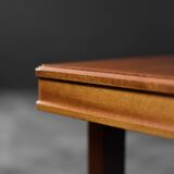 Vintage Mid-Century Scandinavian Modern Mahogany Coffee Table, 1950s