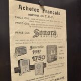 Poster "Grand Concert" - City of Saint-Macaire - 1934