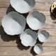 Set of 6 flower bowls