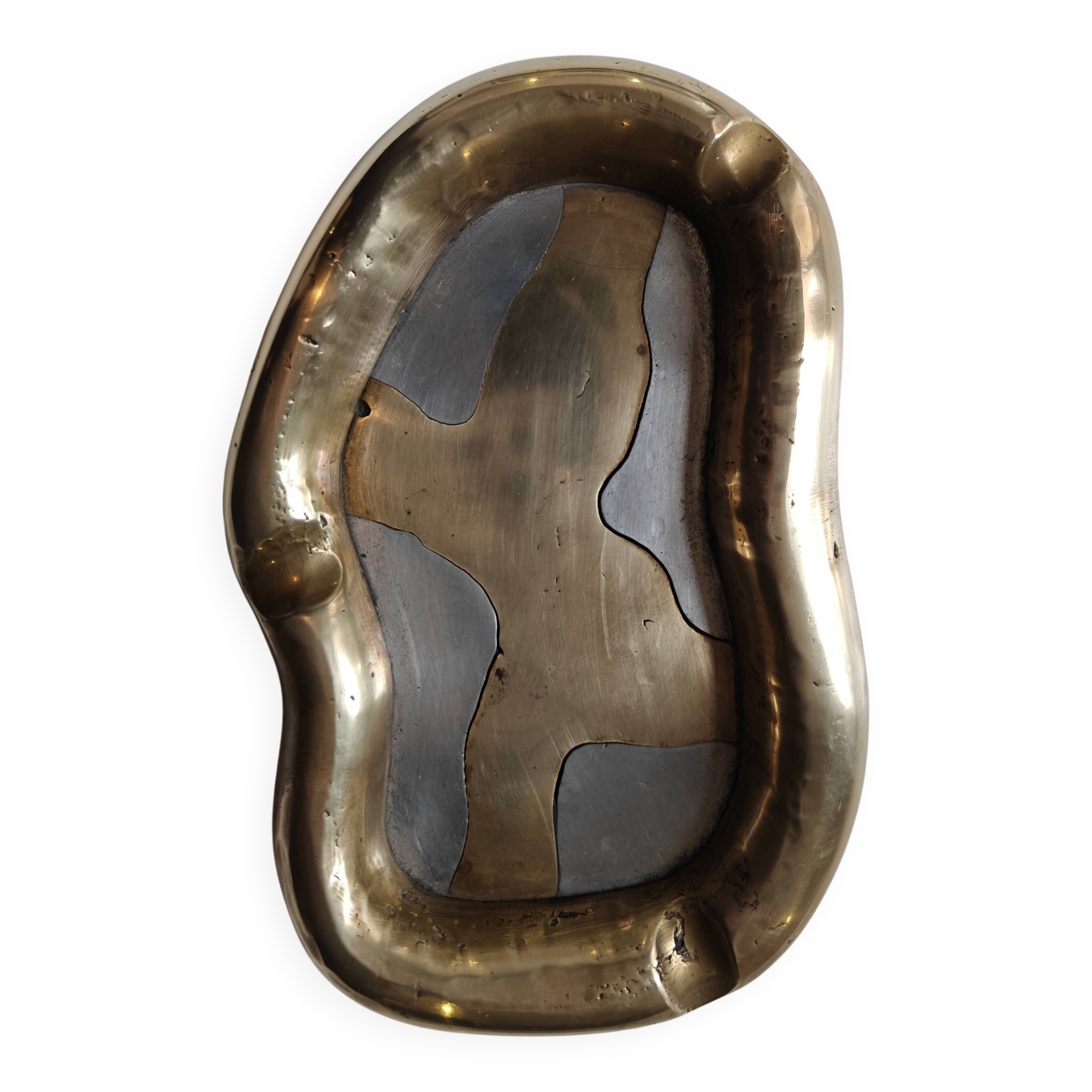 Brutalist ashtray and catchall by David Marshall