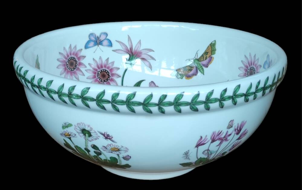Vintage salad bowl the Botanic Garden Portmeirion