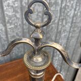 Pair of candlesticks girandoles Louis XVI silver empire