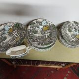 Porcelain table service the hunter