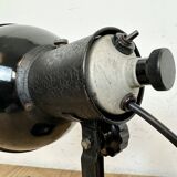 Lampe Photo de Table Vintage en Émail Noir, 1950s