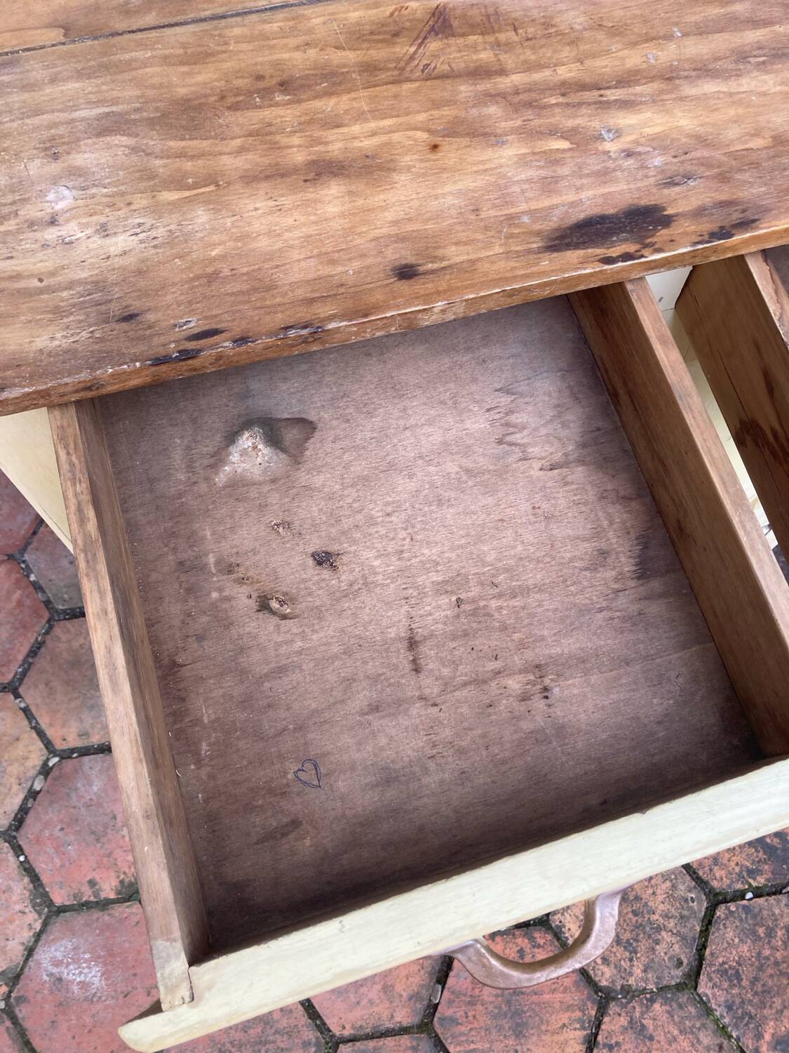 Small vintage antique buffet