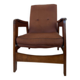 Manufrance armchairs and footrests