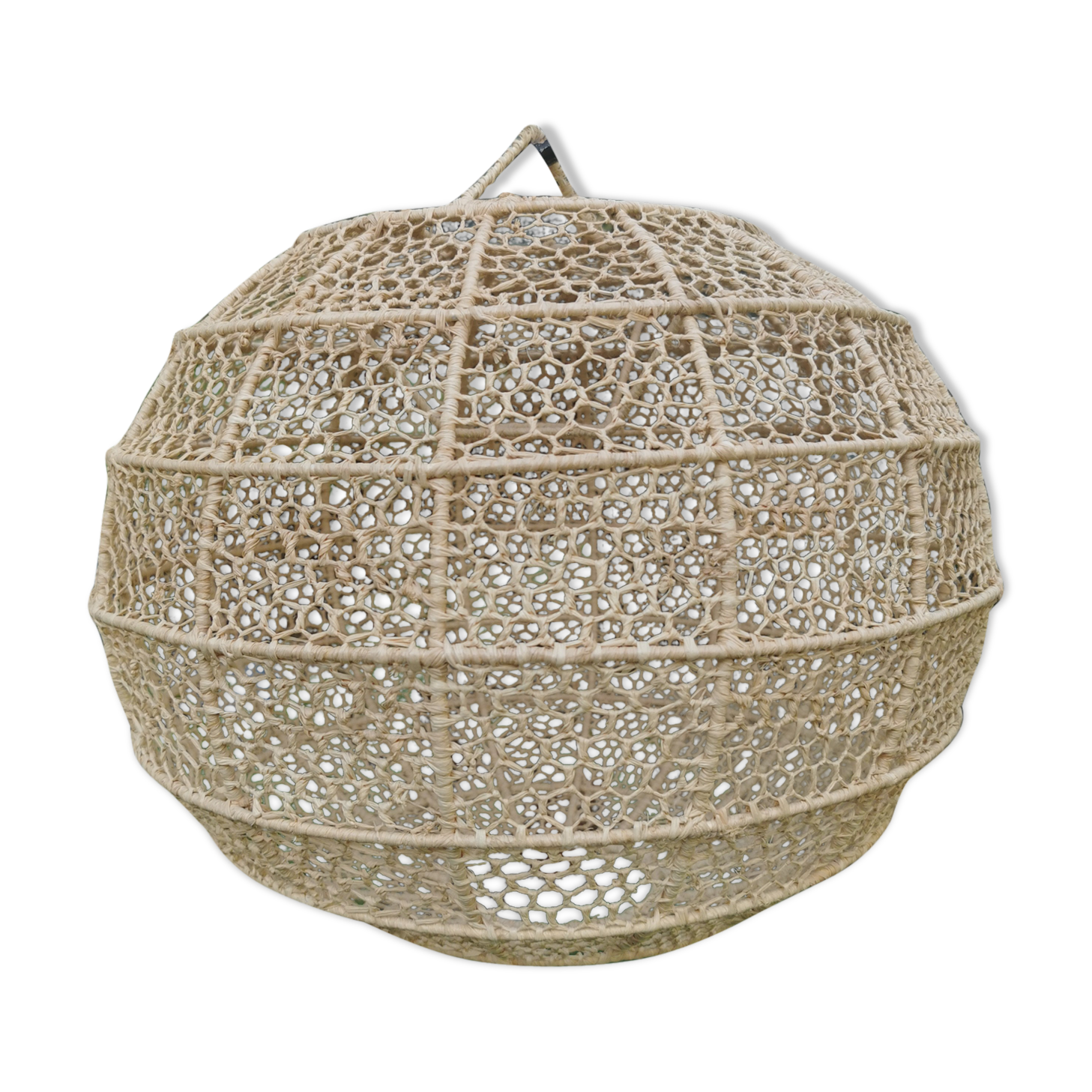 Suspension in raffia
