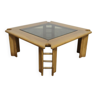 Low Mid-Century Coffee Table attributed to Afra and Tobia Scarpa, 1960s