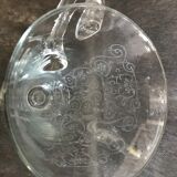 Pitcher - Napoleon III - 1/2 crystal blown and engraved with volutes