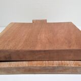 Two vintage solid wood cutting boards XL
