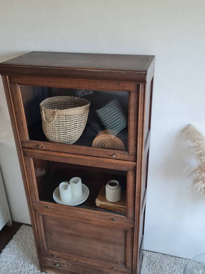 Trade furniture - Pharmacy display cabinet circa the 1960s