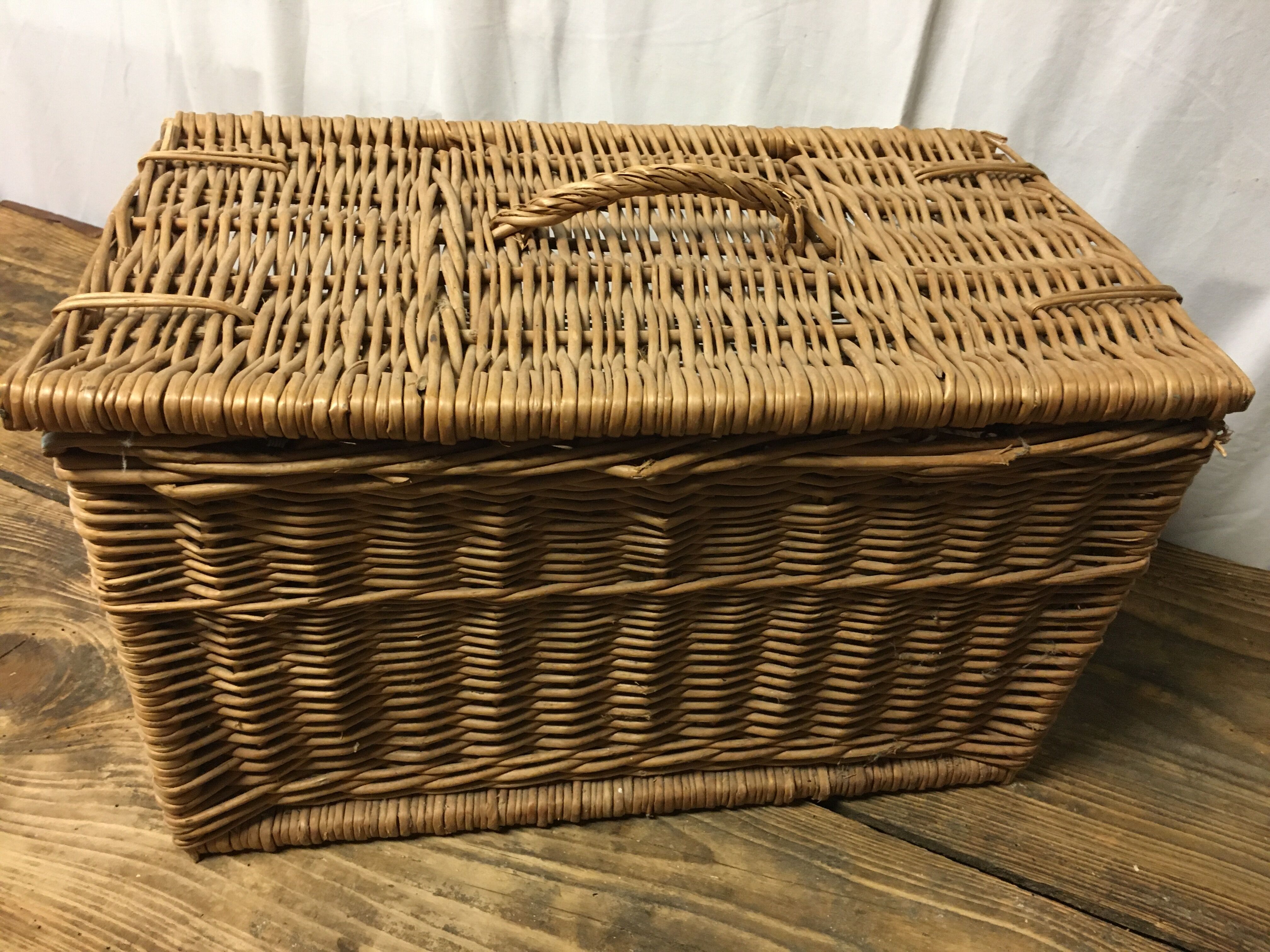 Vintage wicker basket