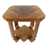 Square art deco pedestal table