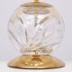 Crystal Ball Table lamp Hollywood Regency Germany 1970s