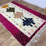 Handmade Moroccan Berber rug 257 X 150 CM