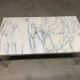 Marble coffee table