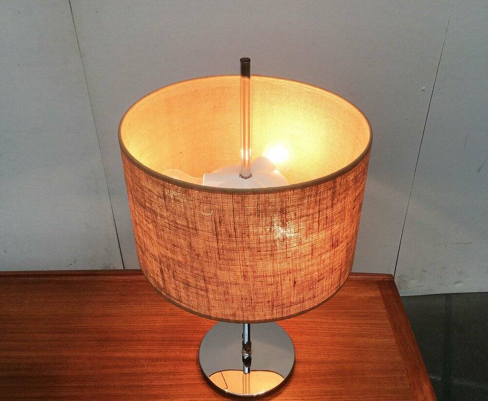 German table lamp from the mid-century space age by Staff Leuchten, 1960s.