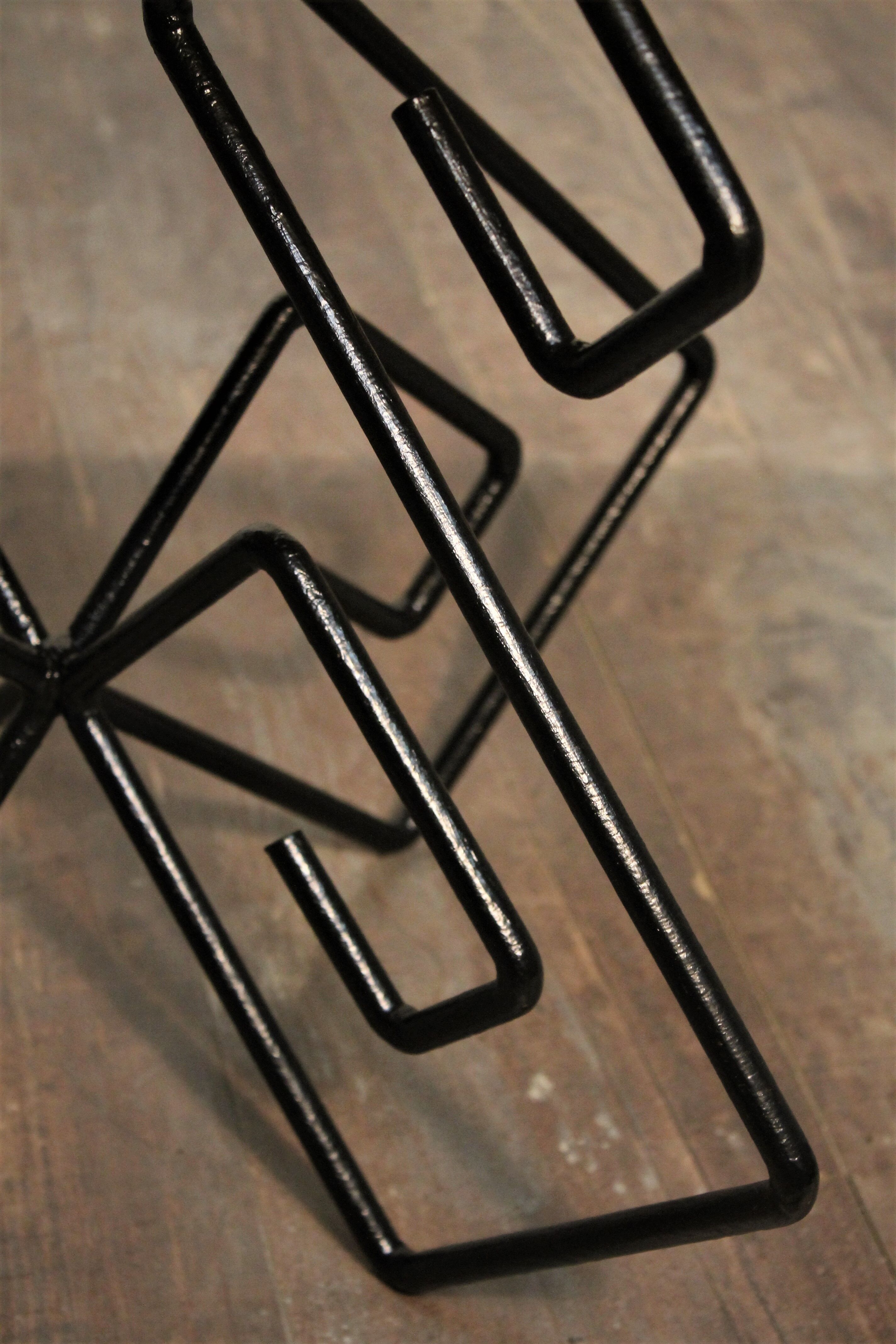 Low mirror & metal years 60 table