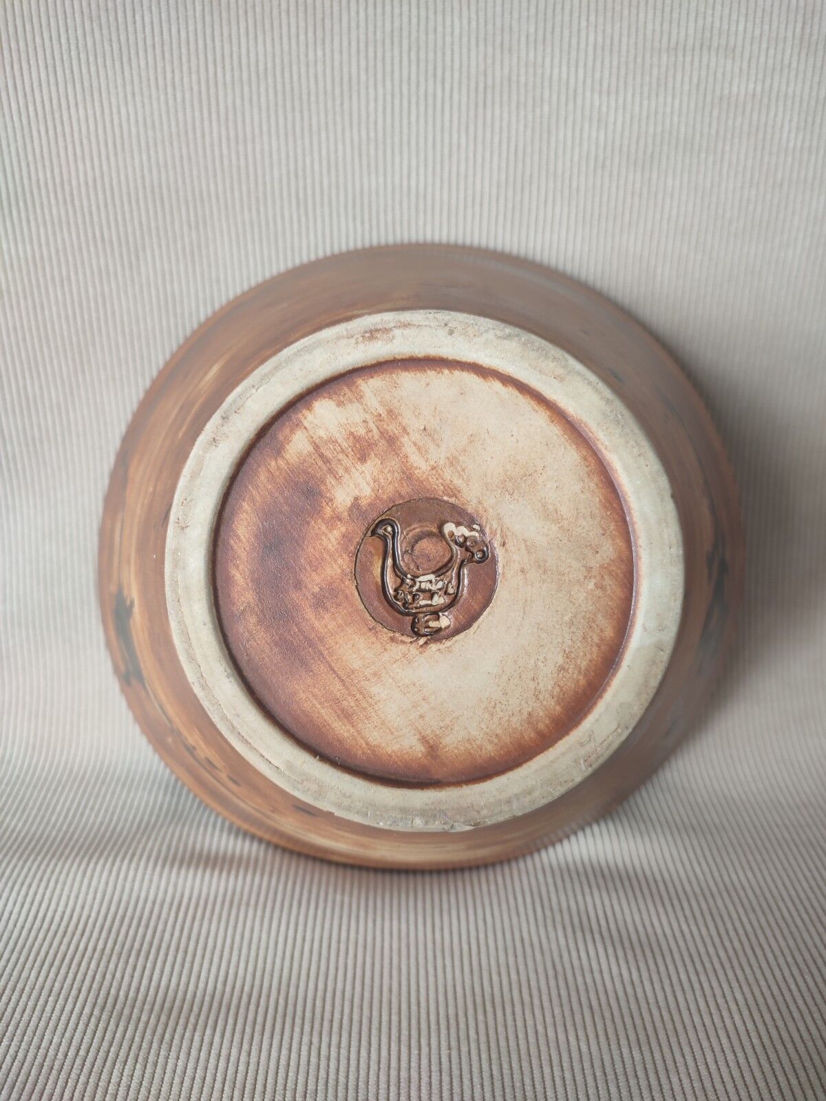 Salad bowl sandstone tachiste la Poterie de la Colombe