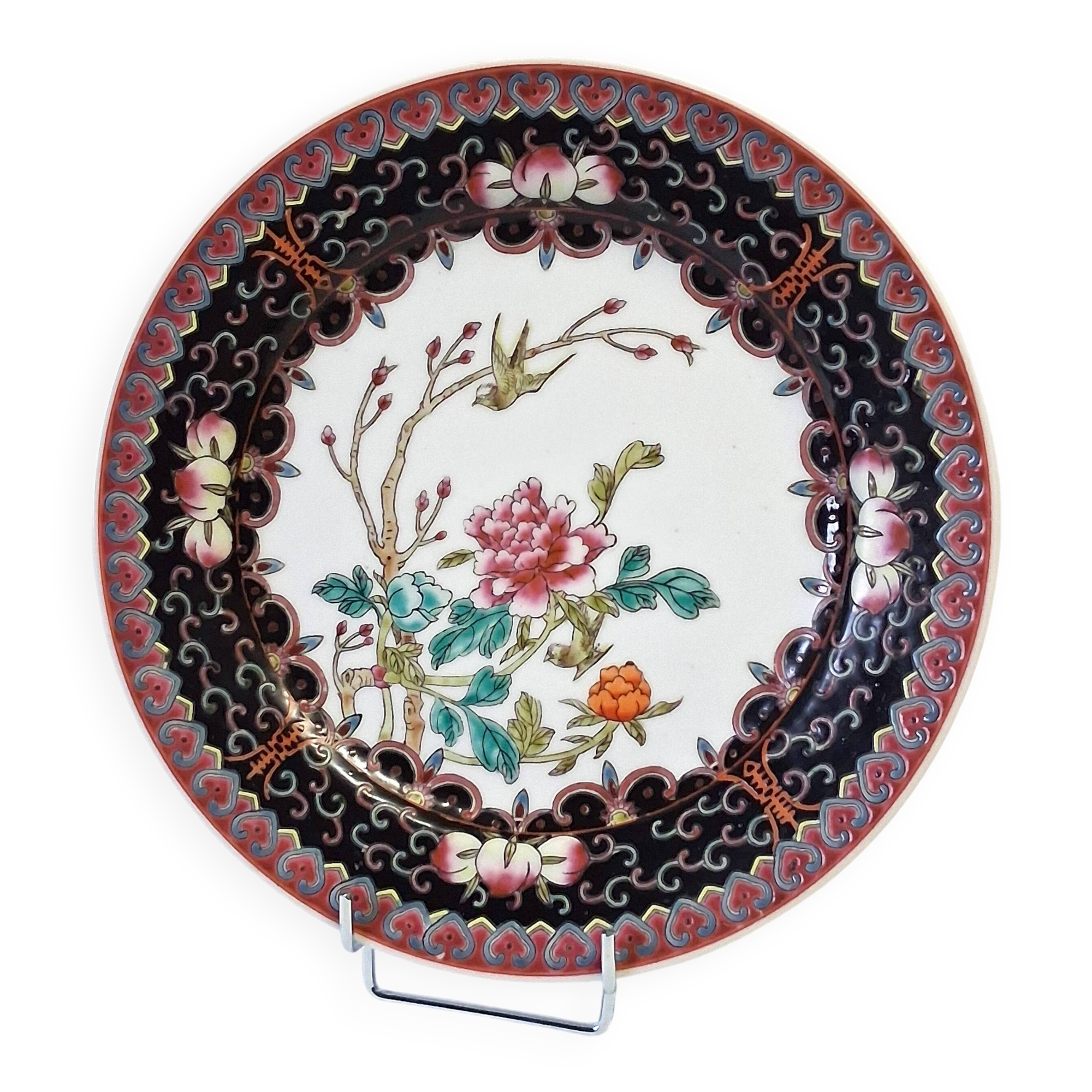 Beautiful antique Chinese porcelain plate or serving dish