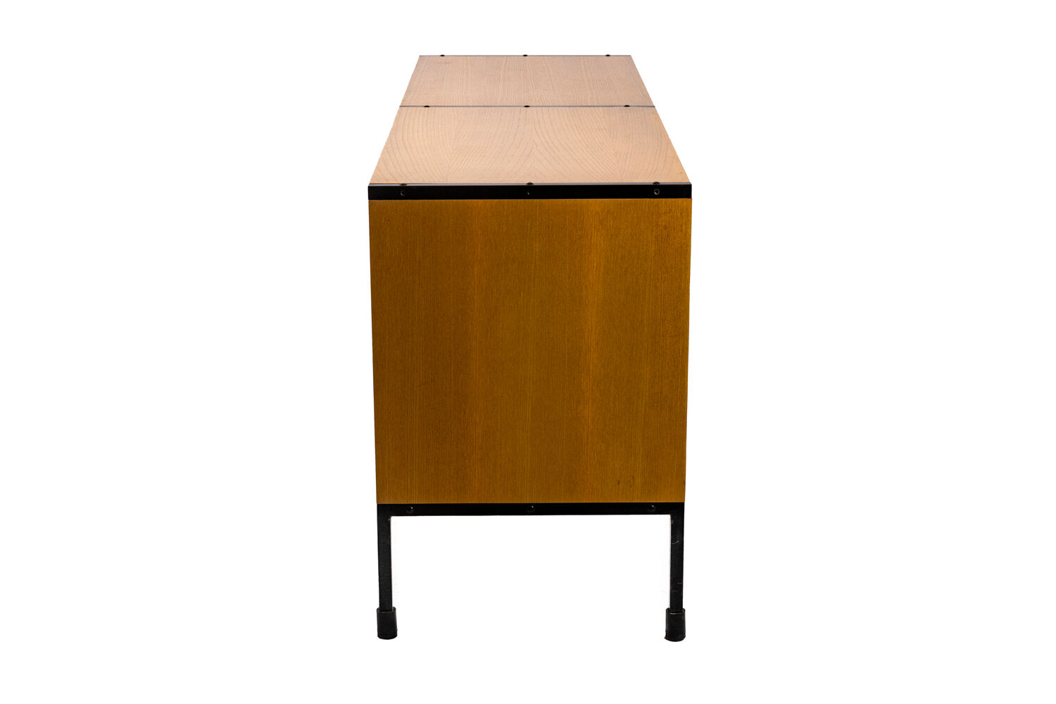 Ash and metal sideboard, A.R.P. design, Minvielle edition, 1950s