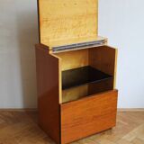 1960s Minimalist Drinks Cabinet with Top and Front Opening