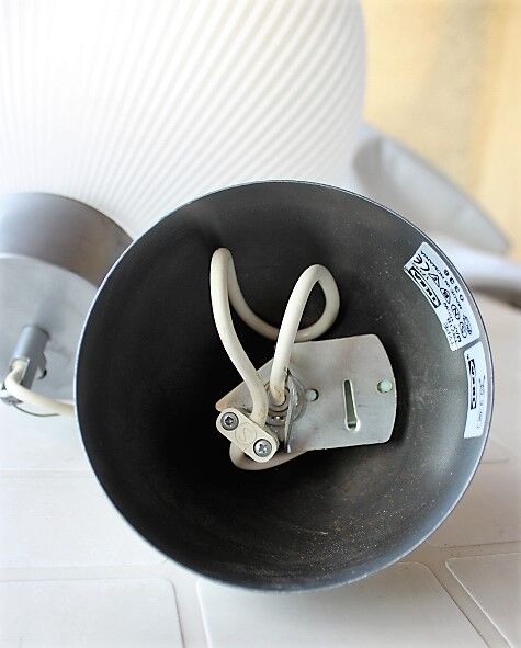 Industrial glass and metal suspension