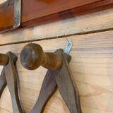 Accordion wall coat holder