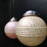 2 glass suspensions from Clichy