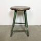 Green Industrial Workshop Stool, 1960s